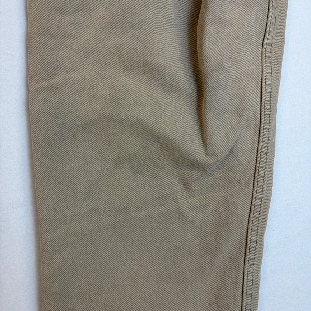 Vintage 90s Levis 555 Relaxed Fit Straight Leg Jeans Tan Khaki USA Mens *33x29*